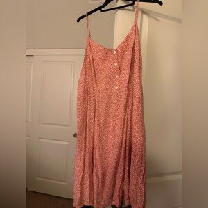 GAP Pink Floral Mini Summer Dress – Size 16 (Fits Like XL)
